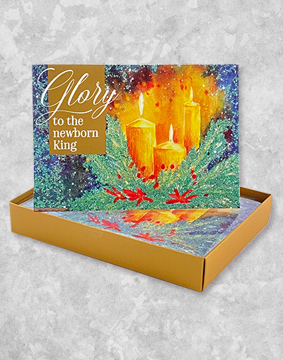 Glory Candles - Premium Scented Christmas Candles (15-Pack Gift Box) for Holiday Decorations, Home Fragrance & Festive Gifts