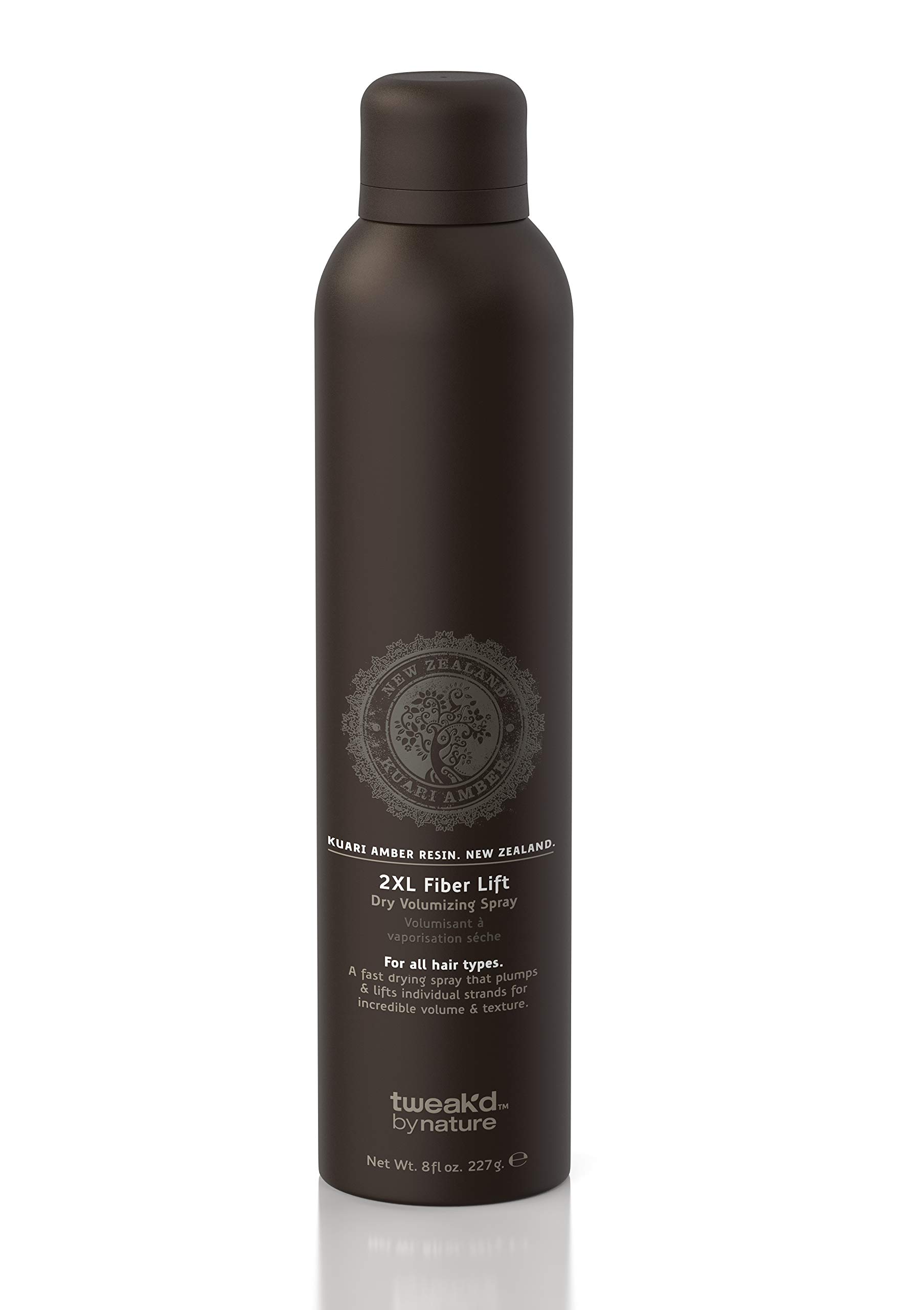 Tweak'd 2XL Fiber Lift Dry Volumizing Spray with Kauri Amber Resin - 8 oz Hair Volumizer for Fine, Flat Hair | Adds Instant Volume & Texture for All-Day Hold | Perfect for Styling, Updos & Special Occasions