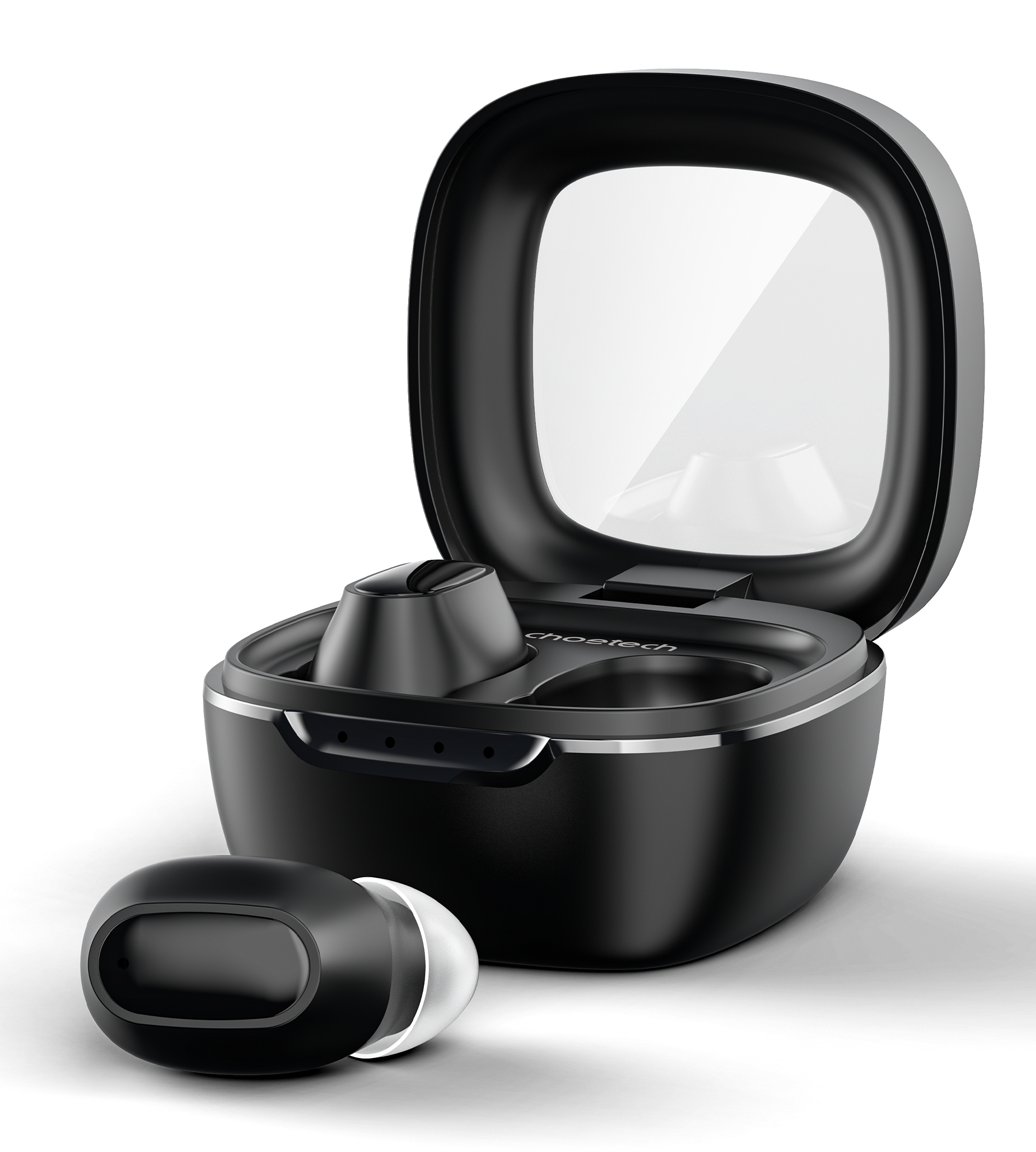 Choetech MEMS Mic V5.3 Mini Bean TWS Wireless Earbuds - Noise Cancelling Bluetooth Earphones for Running, Workouts & Travel