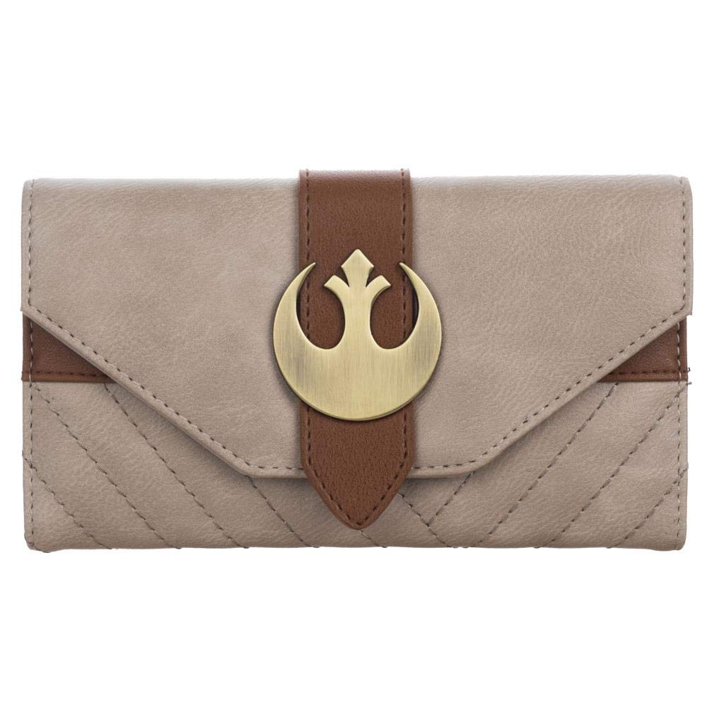 Star Wars Episode 9 Rey Faux Leather Wallet - Premium PU Leather Billfold for Men & Women - Perfect for Cosplay, Collectors & Everyday Use