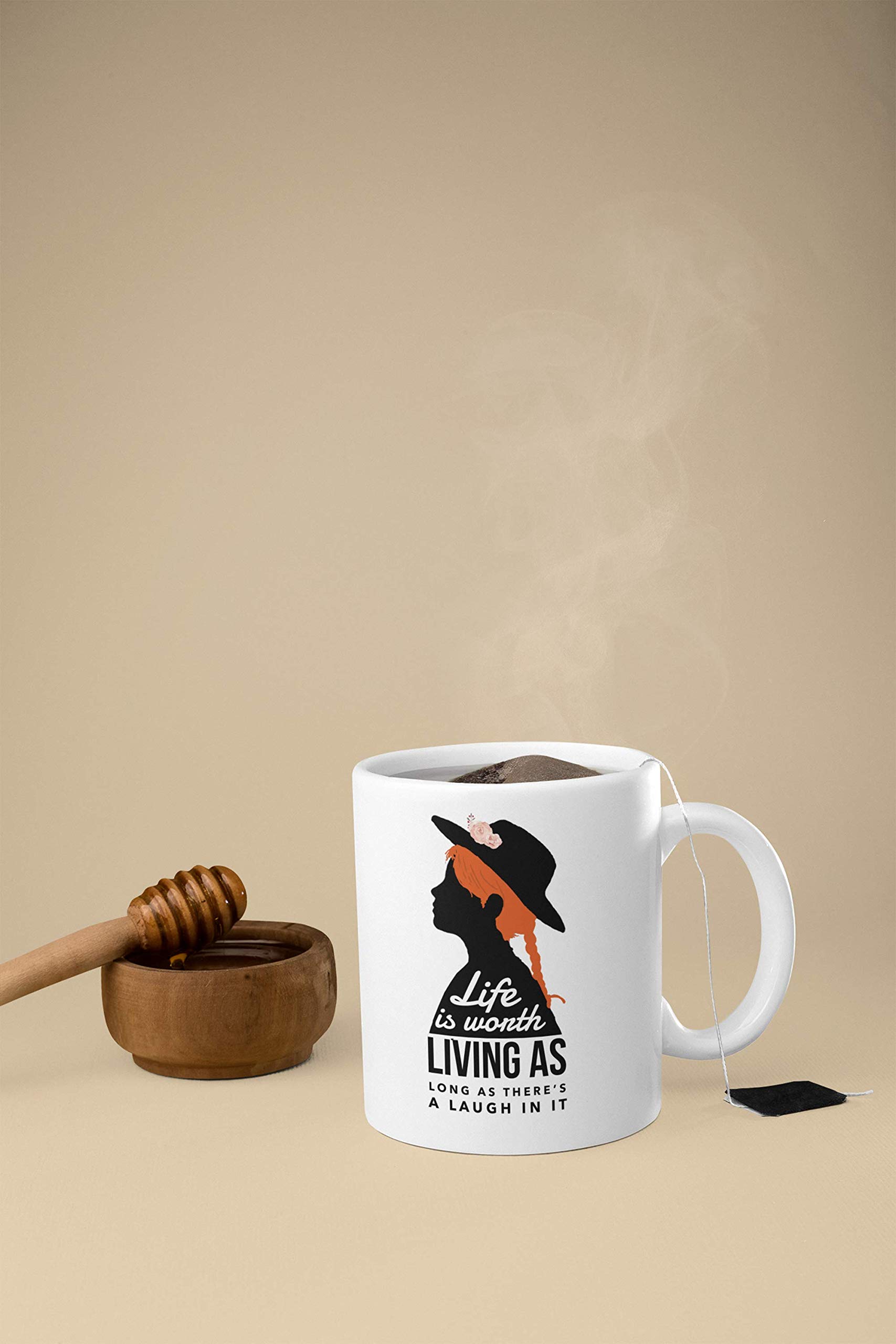 Custom Anne of Green Gables Coffee Mug - 15oz Inspirational Quote Mug with Anne Shirley & Avonlea Design - Perfect for Tea, Coffee Lovers & Book Club Gifts