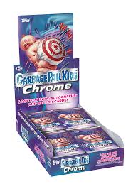2024 Topps Chrome Garbage Pail Kids Hobby Box - Limited Edition Trading Cards for Collectors, Perfect for Display, Trading & Nostalgic Fun