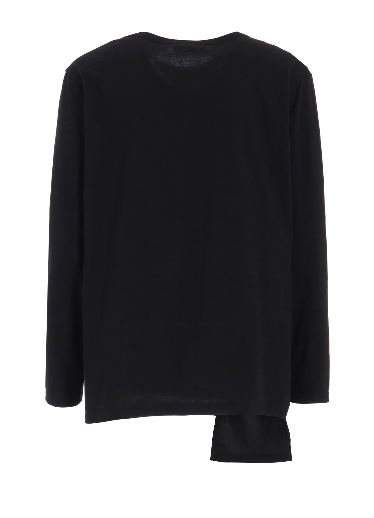 Stylish Cotton Jersey & Crepe de Chine Asymmetrical Long Sleeve T-Shirt - Perfect for Casual Wear, Office Outfits & Evening Events