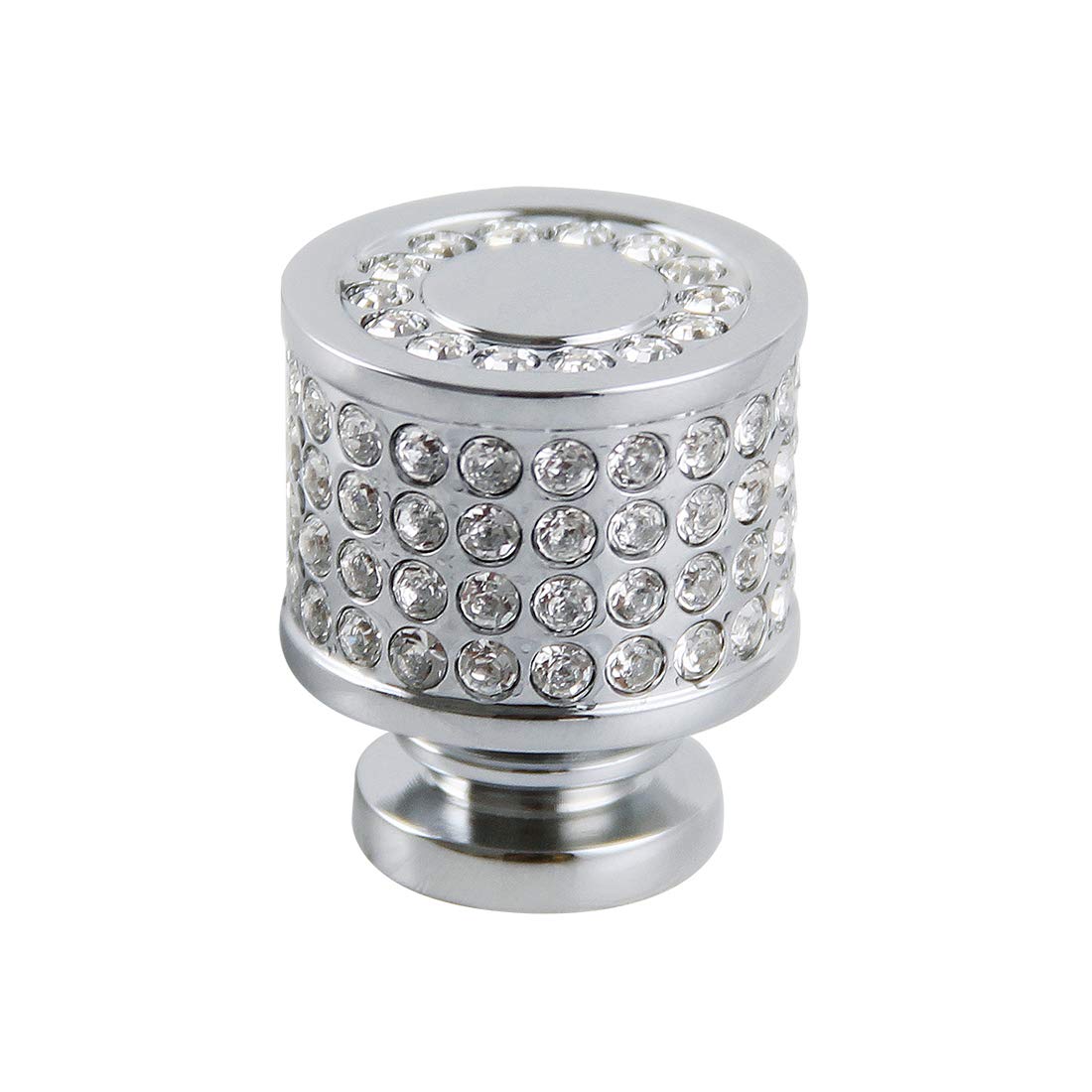 Crystal Cabinet Handles - Chrome Drawer Knobs for Home Décor & Dresser