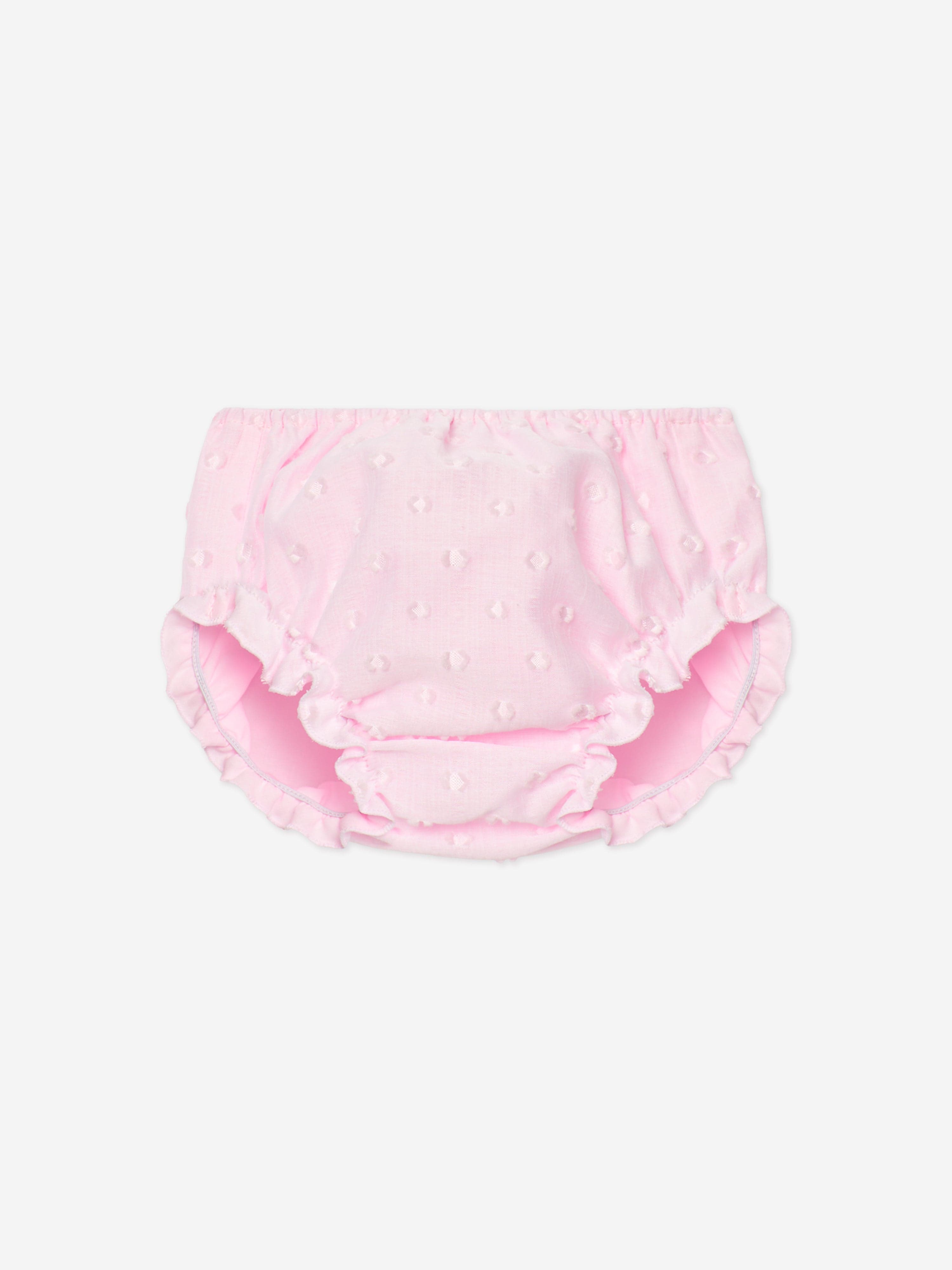 Adorable Pink Baby Girls Dress and Bloomers Set - Perfect for Special Occasions, Photo Shoots & Everyday Wear