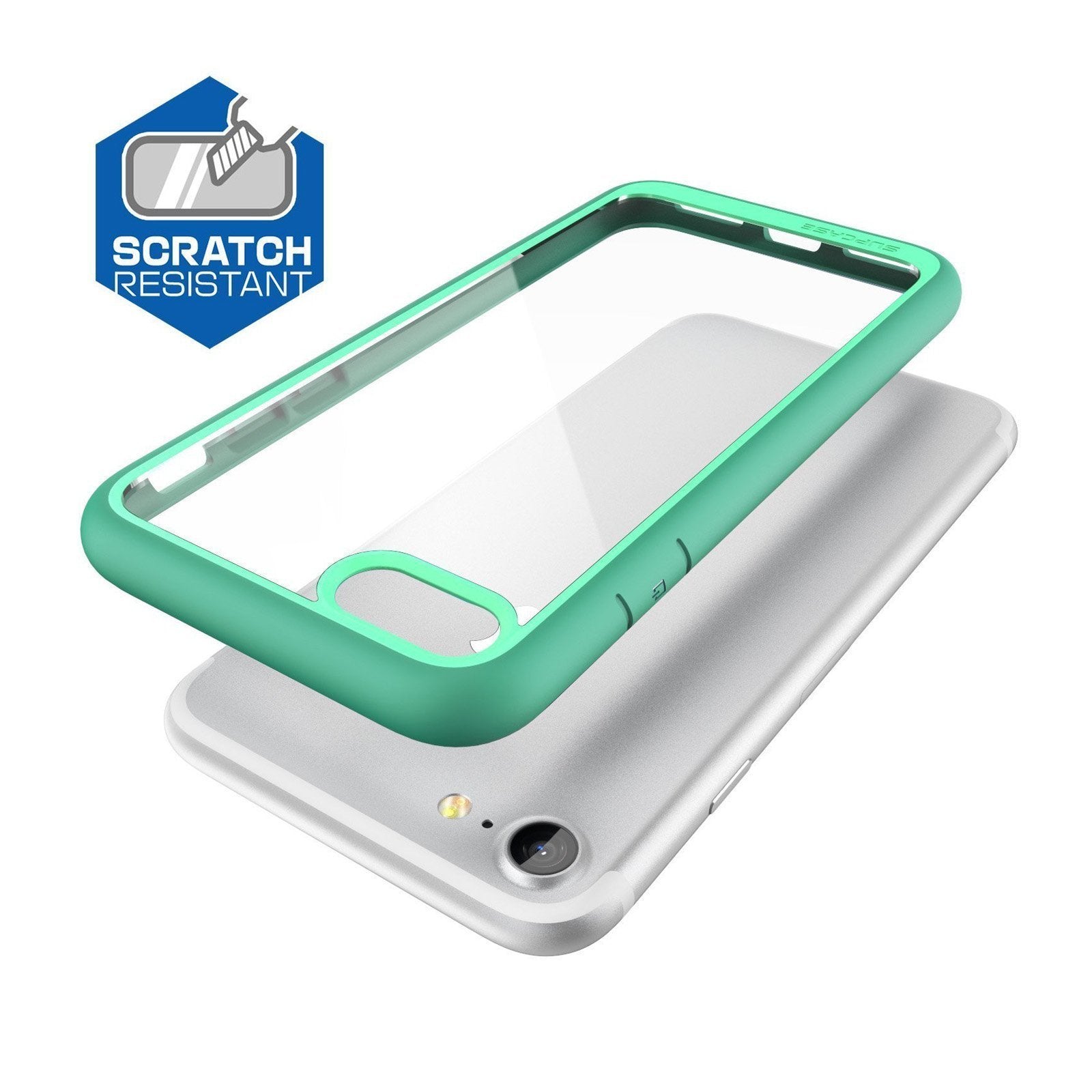 iPhone 7 / 8 Unicorn Beetle Pro Case - Shockproof Heavy Duty Protective Cover with Screen Protector - Perfect for Outdoor, Sports & Daily Use (Green)