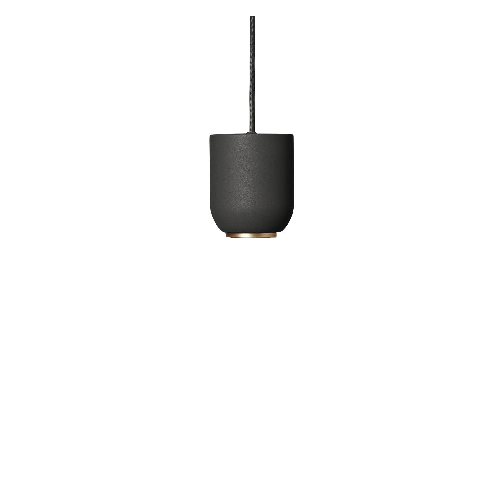 FERM LIVING Collect Pendant Light - Modern Black Bell Shade for Dining Room, Kitchen Island & Bedroom Lighting