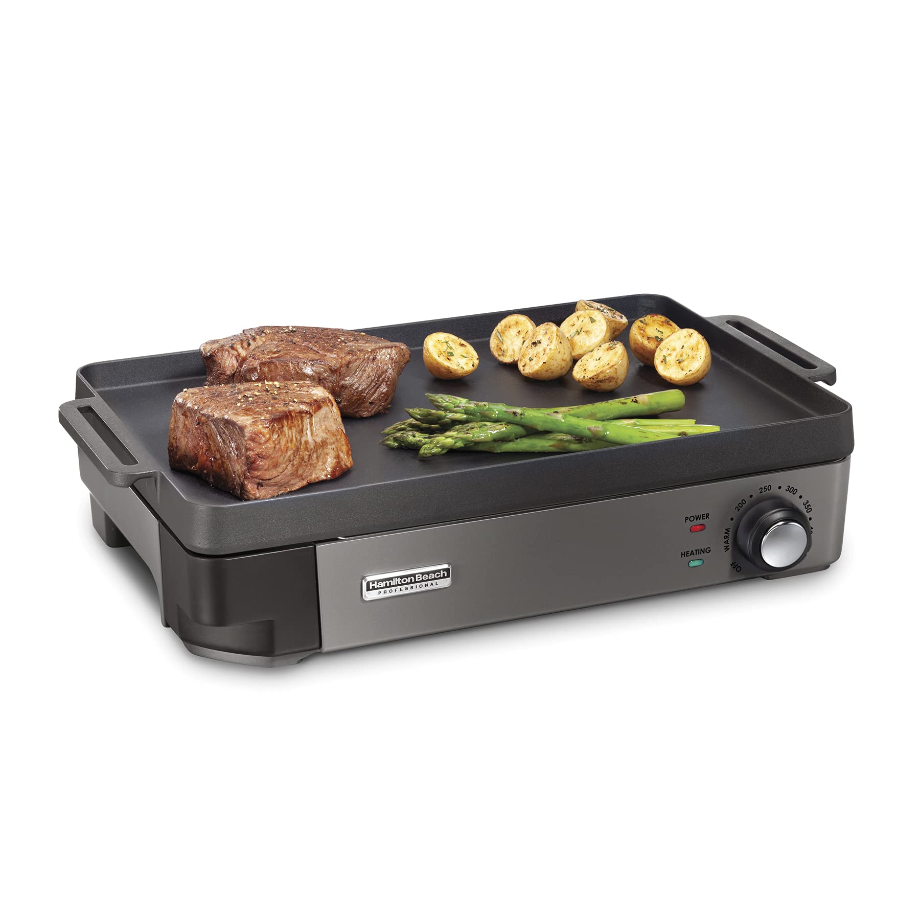 Hamilton Beach Professional Cast Iron Indoor Electric Grill & Griddle - 10