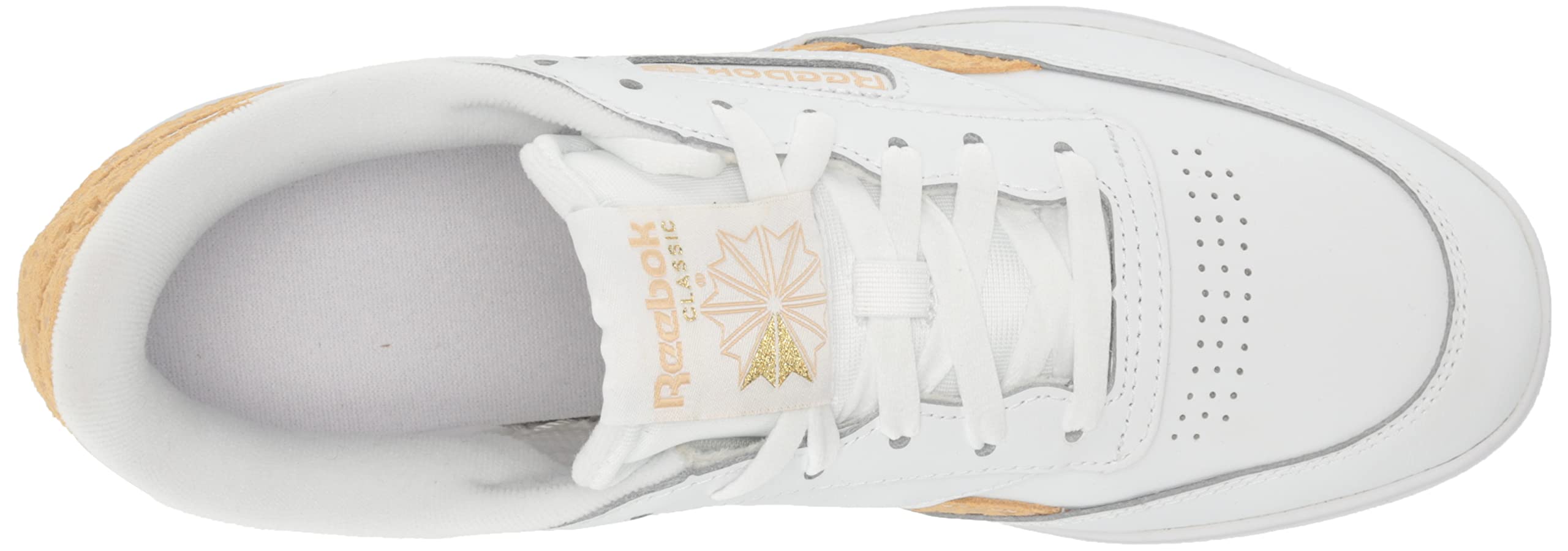 Reebok Women's Club C Double Sneakers - Classic White Leather Tennis Shoes for Women | Casual Wear, Gym, Running & Everyday Comfort