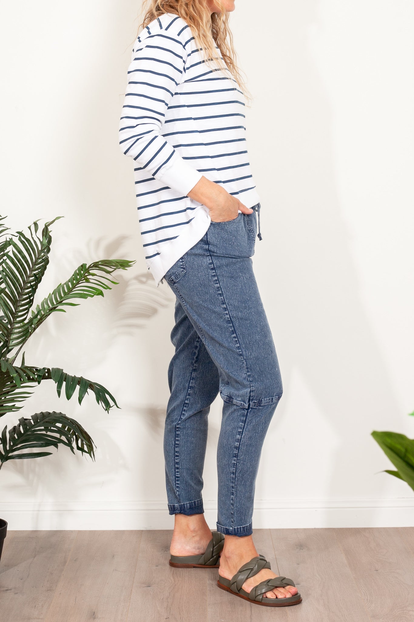 Lulu Organic Cotton Soho Jeans for Women - High Waist Skinny Stretch Denim Pants - Eco-Friendly Comfort Fit (Perfect for Casual Wear, Office & Travel)
