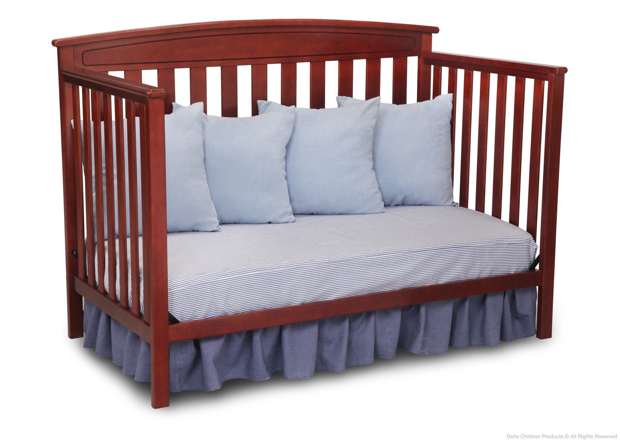 Gateway 4-in-1 Convertible Baby Crib - Toddler Bed, Daybed & Full-Size Bed - Safe Nursery Furniture for Boys & Girls - Perfect for Newborns to Teens Bedroom