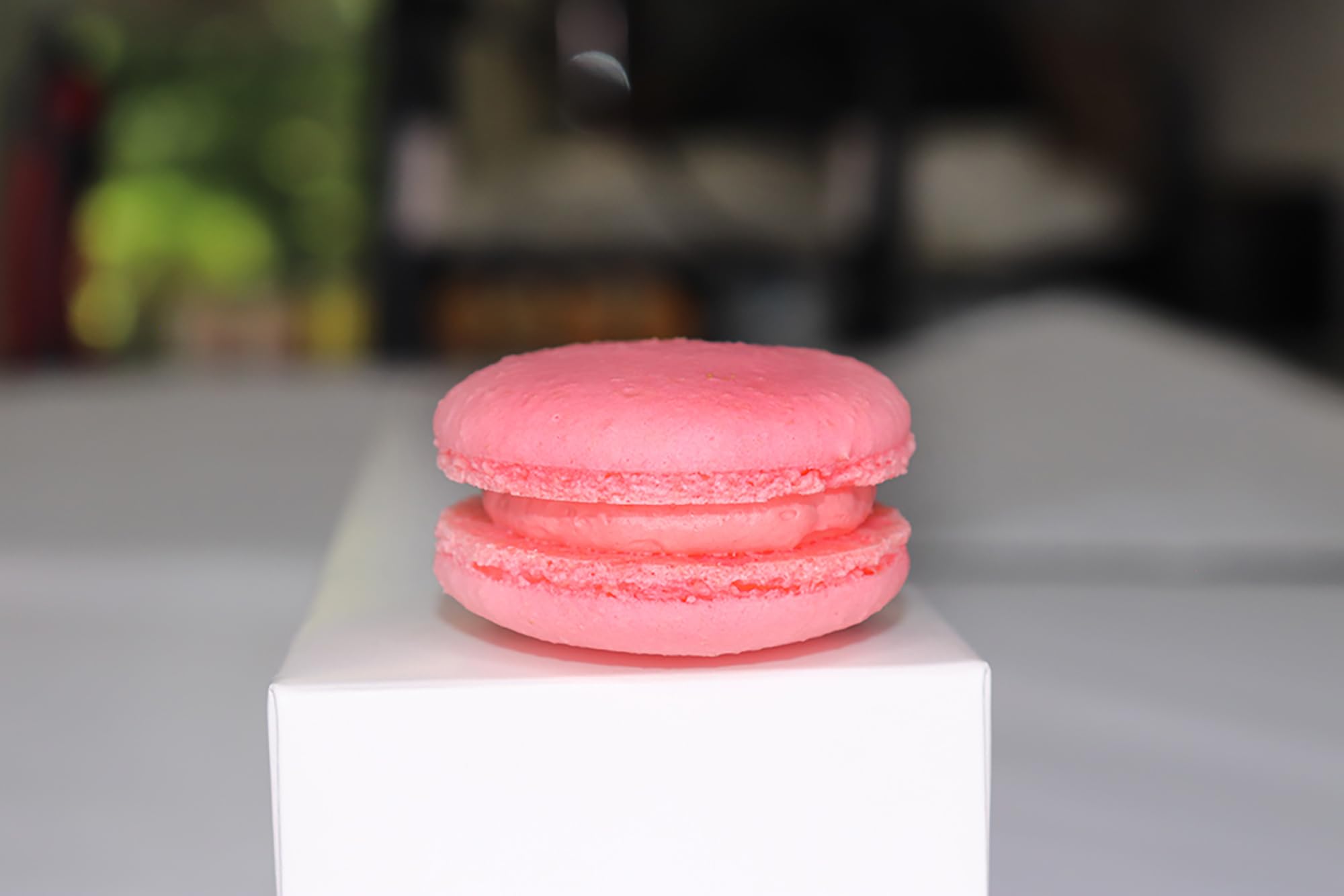 24-Piece Strawberry French Macarons Gift Box | Gourmet Cookie Collection | Perfect for Birthday Gifts, Wedding Favors & Holiday Treats