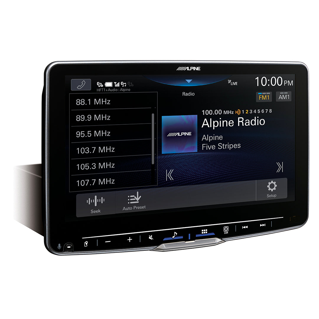 Alpine iLX-F511 Halo 11 Floating HD Multimedia Receiver with Wireless Apple CarPlay & Android Auto - Premium Car Stereo for Seamless Music Streaming & Hands-Free Calling