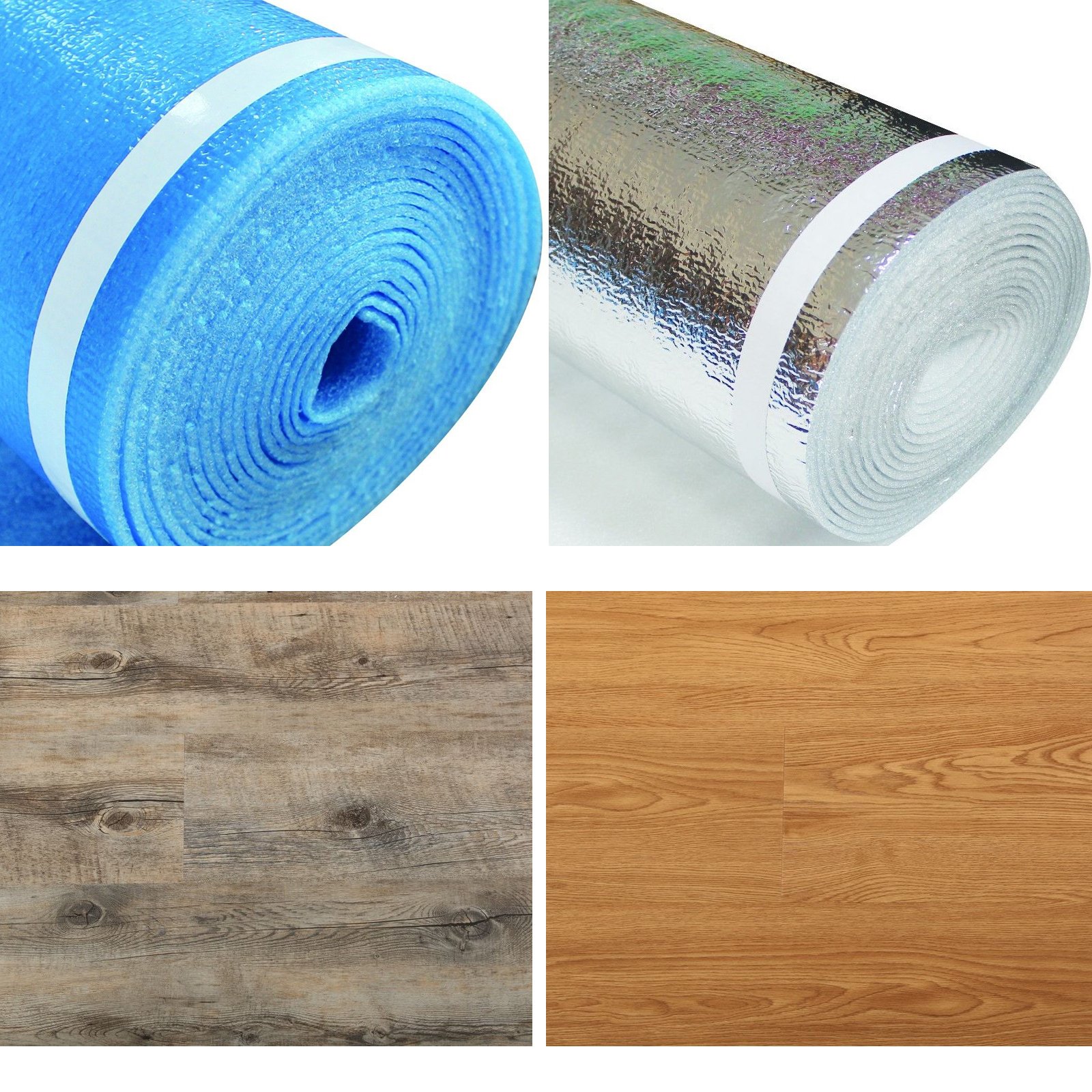 PROTECH 400sqft 3mm Thick 3-in-1 Advanced Thermal & Soundproof Underlayment with Self-Sealing Edge - Ideal for Laminate, Vinyl, WPC, SPC, Bamboo, Engineered & Hardwood Floors - Perfect for Home, Office & Basement Flooring Installation