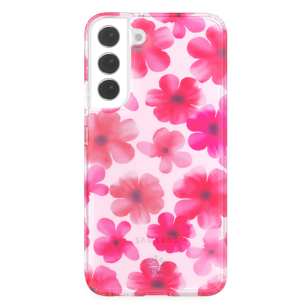 Samsung Cherry Blossom Phone Case - Floral Design Protective Cover for Galaxy S21/S22/Note 20 - Perfect for Spring Outfits & Travel Accessories