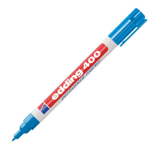 edding 400 Permanent Marker Pen Bullet Tip - Black Ink, Waterproof & Fade-Proof - Ideal for Labeling, Crafts, and Office Use