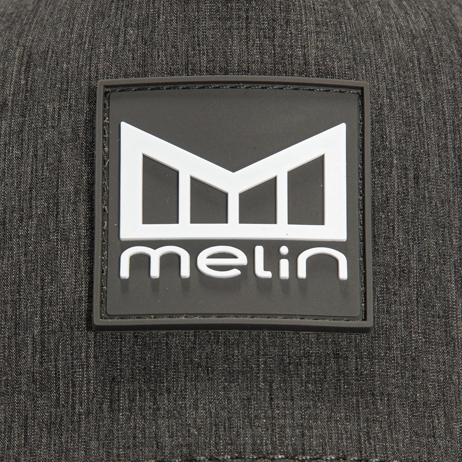 Melin Odyssey Stacked Hydro Snapback Hat - Charcoal Gray Adjustable Baseball Cap for Men & Women | Perfect for Outdoor Sports, Casual Wear & Street Fashion