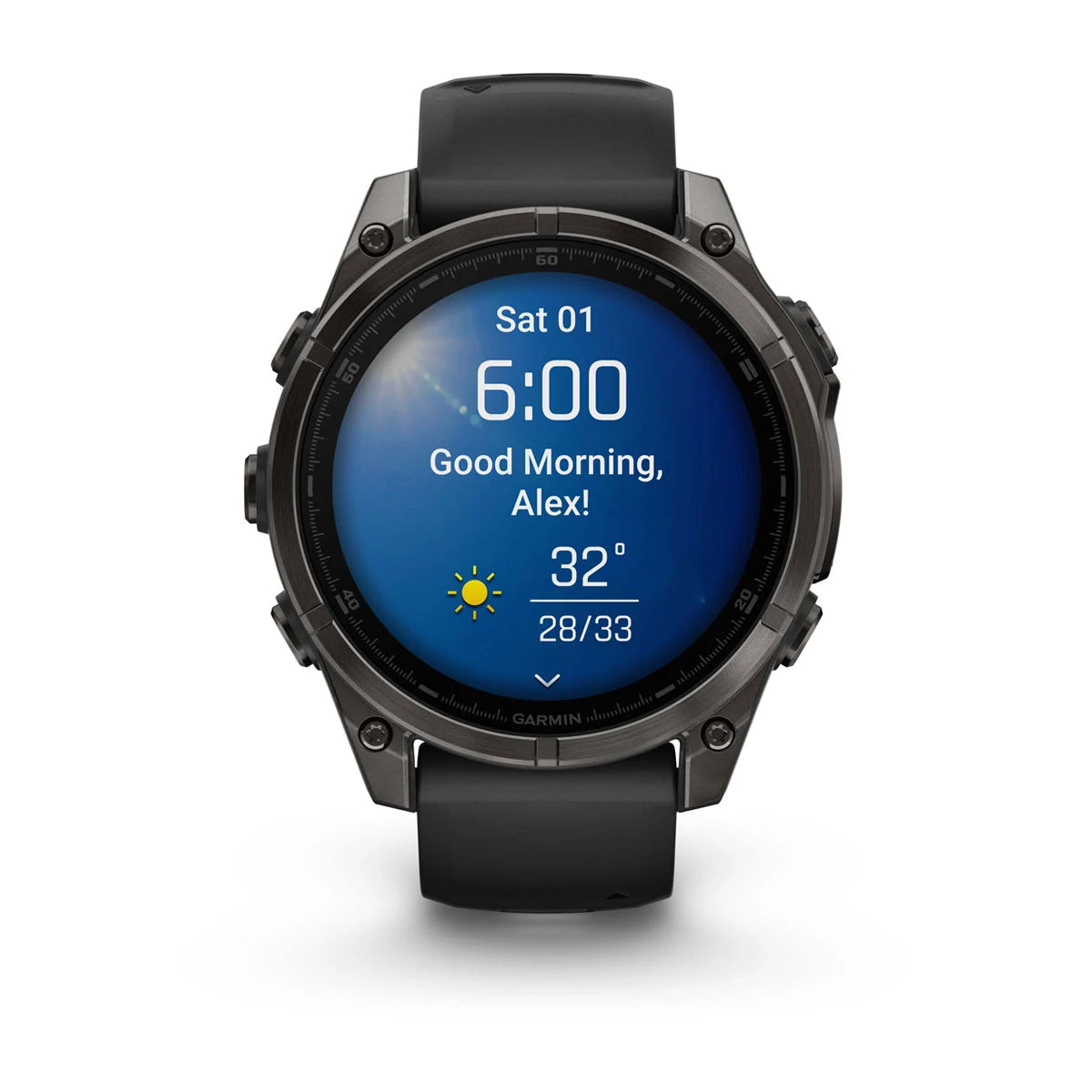 Garmin Fenix 8 Sapphire AMOLED 47mm GPS Smart Watch - Multisport Fitness Tracker with Heart Rate Monitor, Sleep Tracking & Outdoor Navigation for Running, Hiking, Swimming & Adventure Activities