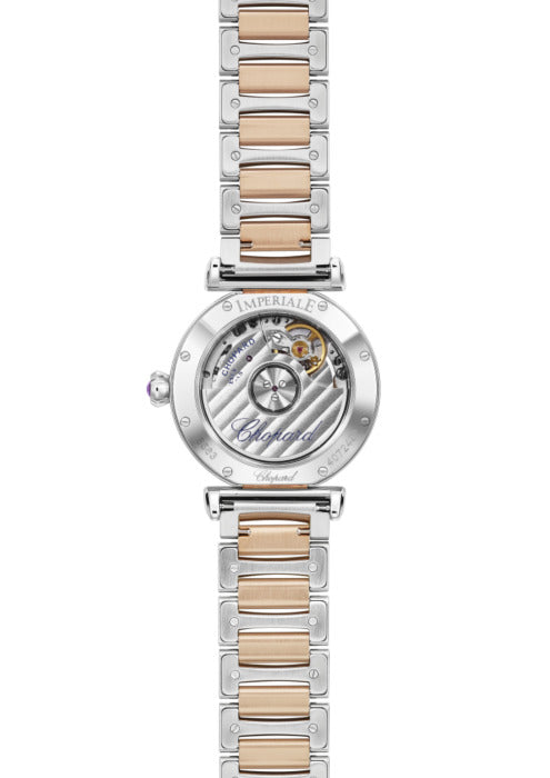 Chopard Imperiale Ladies Watch - Stainless Steel & Ethical Rose Gold with Diamonds - Luxury Women's Timepiece for Formal Events, Business Meetings & Special Occasions