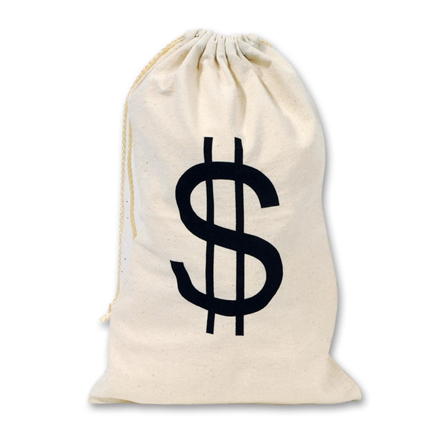 12 Pack Beistle Big $ Bag Party Decorations - Colorful Money Theme Party Supplies for Birthday, Graduation, Casino Night & Themed Events