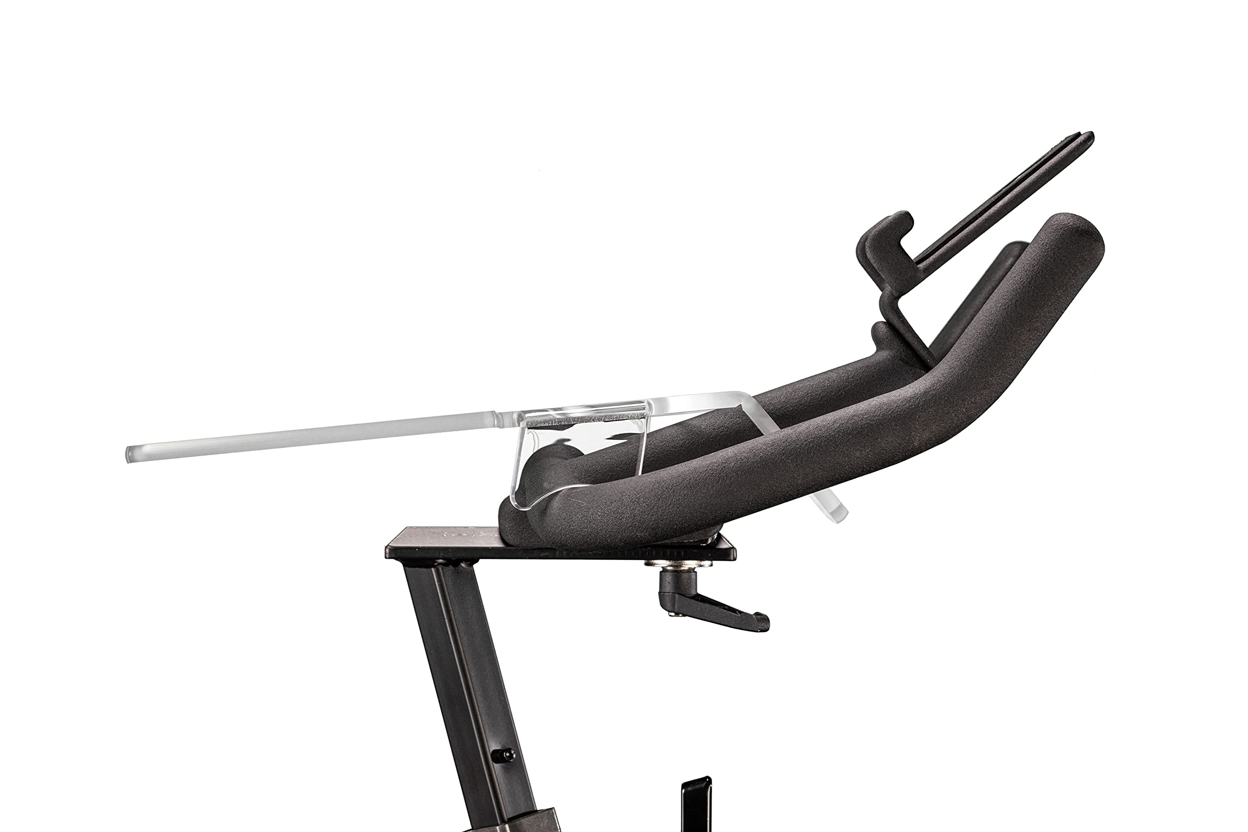 Premium Acrylic Bike Desk Tray for Schwinn IC4 & Bowflex C6 - USA Made Laptop/Tablet/Phone Holder - Perfect for Workouts, Home Office & Multitasking While Cycling