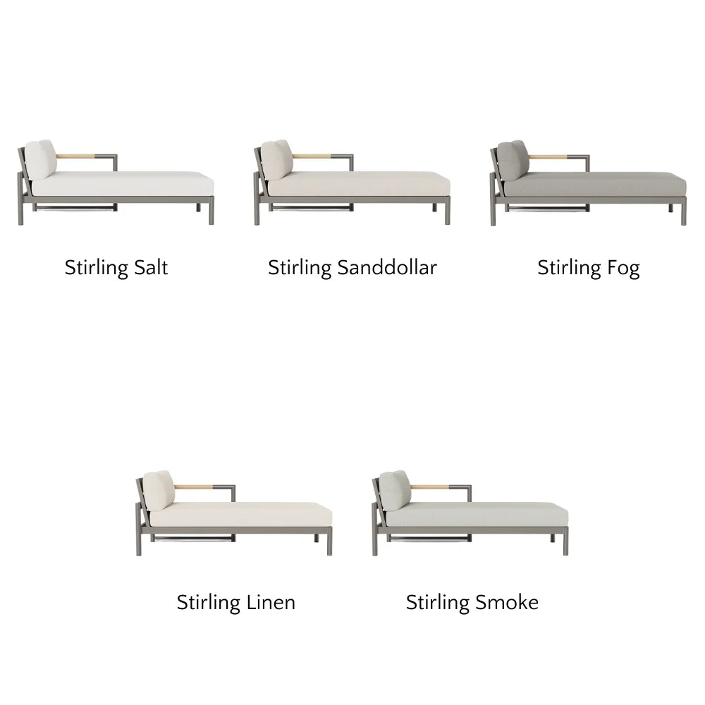 Breeze XL Outdoor Chaise Lounge Right - Premium Patio Furniture for Poolside, Garden & Backyard Relaxation