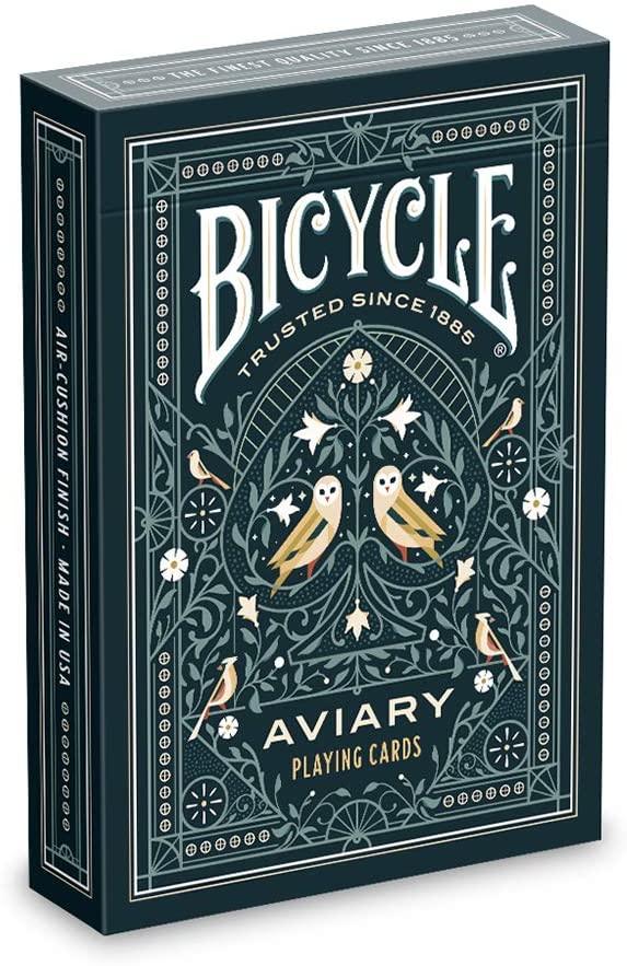 Premium Bicycle Aviary Playing Cards - USPCC Standard Deck with Exotic Bird Designs - Perfect for Card Games, Magic Tricks, and Collectors