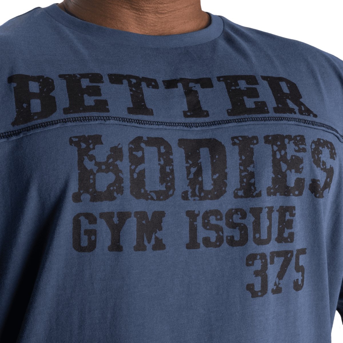 Better Bodies Union Original Tee - Premium Cotton Men's T-Shirt in Sky Blue | Casual Wear, Street Style & Everyday Comfort