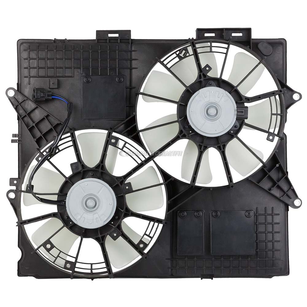 Cadillac CTS Cooling Fan Assembly 2004-2007 - OEM Replacement Condenser & Radiator Fan - BuyAutoParts 19-20083AN - Perfect for Engine Overheating Prevention & AC System Repair