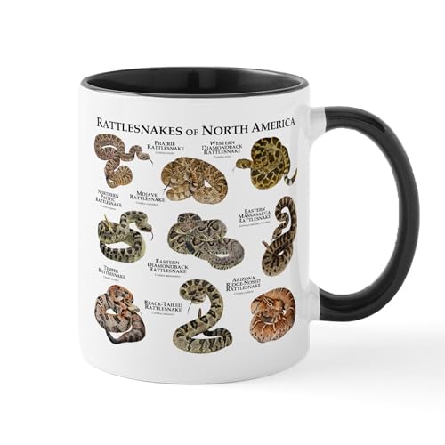 White/Black Inside - Rattlesnakes Of North America Mug