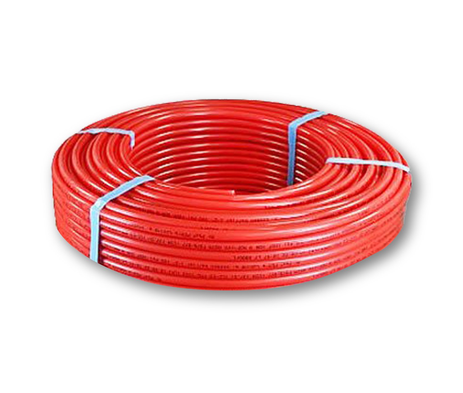 Oxygen Barrier PEX-B Pipe 5/8 Inch x 100 Feet Coil - Red Tubing for Radiant & Hydronic Heating Systems - Non-Potable Water Pipe for Winter Use - Ideal for Underfloor Heating, Snow Melting, and Cold Weather Plumbing Applications