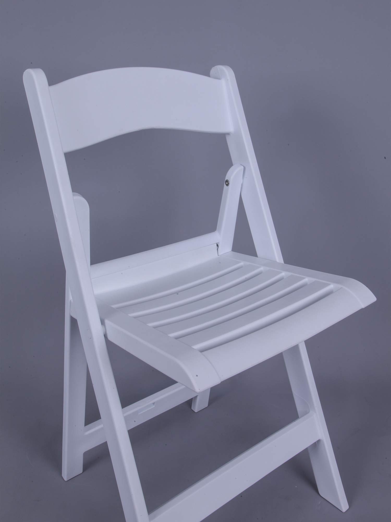 Commercial Resin Folding Chairs - Heavy Duty White Stackable Chairs for Events, Banquets & Outdoor Gatherings