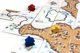 Carcassonne Winter Edition Board Game - Award-Winning Strategy Game for Family & Friends - Perfect for Holiday Gatherings & Cozy Game Nights