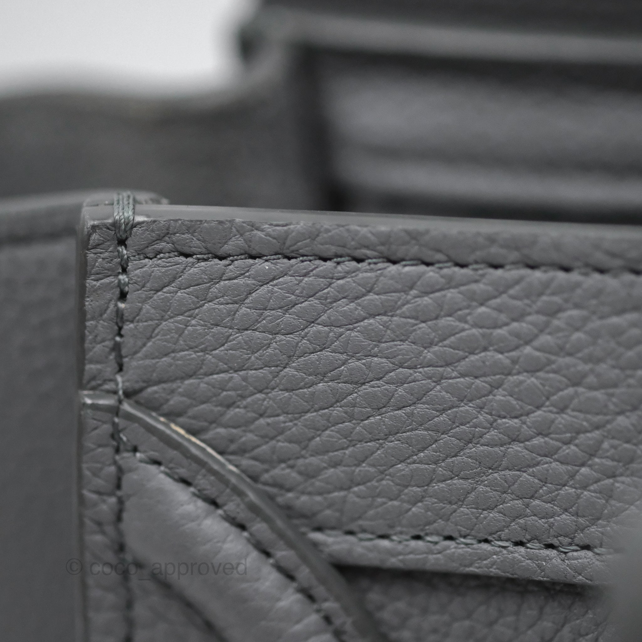 Celine Nano Luggage Bag in Grey Drummed Calfskin Leather - Perfect for Work, Travel & Everyday Use