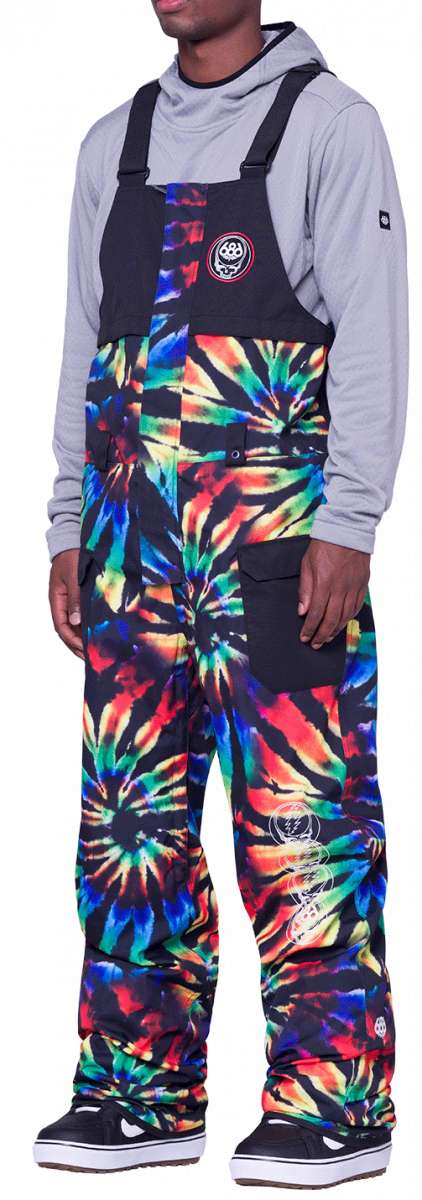 686 Frontier Shell Bib 2024 - Waterproof Snow Bib Pants for Men & Women - Insulated Ski & Snowboard Pants with Adjustable Suspenders - Perfect for Winter Sports, Skiing, Snowboarding & Outdoor Adventures