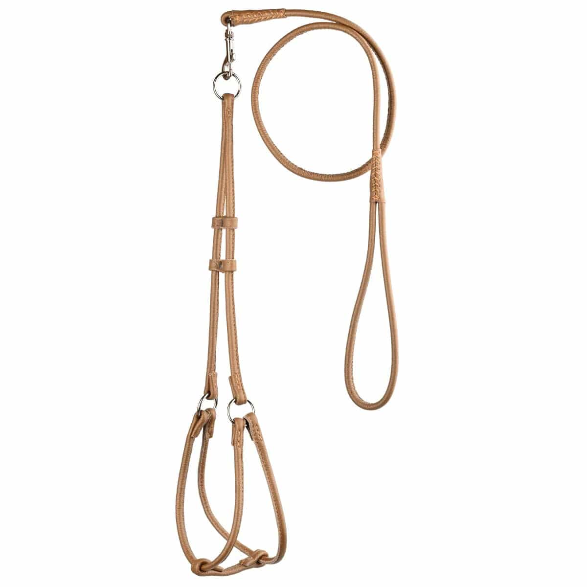 Premium Leather Step-In Dog Harness & Lead Set - Adjustable, Comfortable & Durable for Small to Medium Dogs - Perfect for Walking, Training & Outdoor Adventures