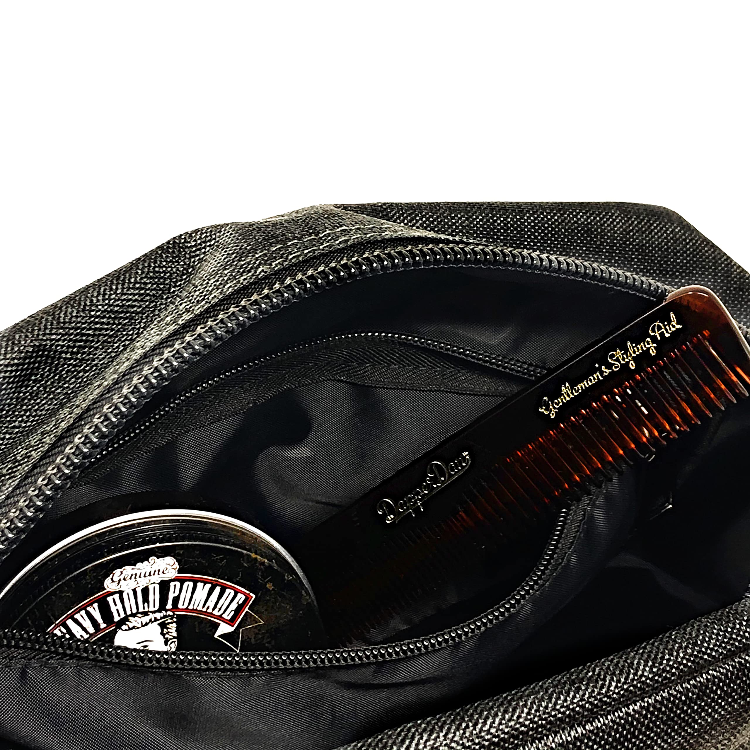 Premium Dapper Dan Wash Bag & Travel Organizer for Hair & Beauty Essentials – Ideal for Home Storage, Travel, Gym & On-the-Go Use
