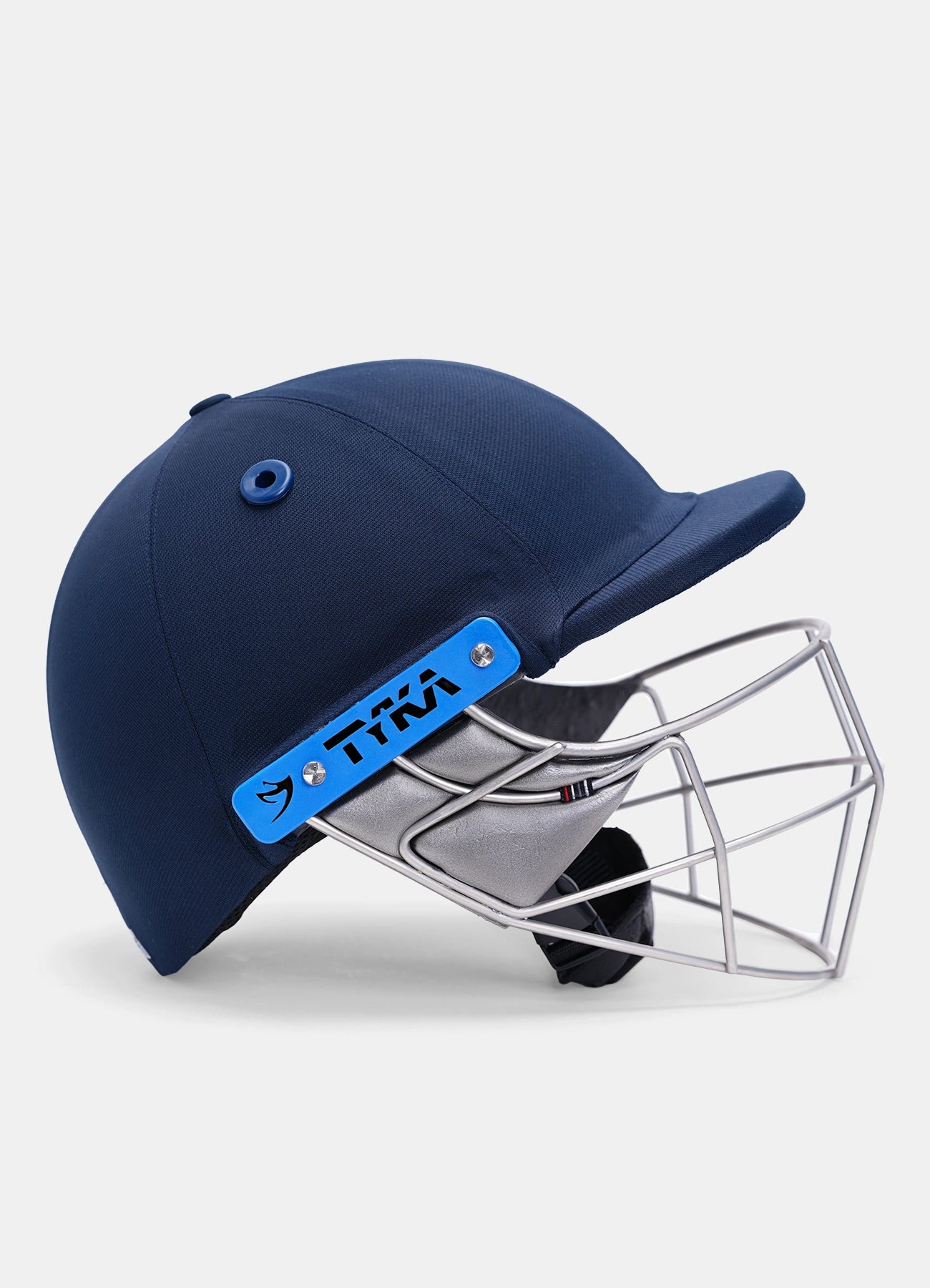 TYKA Adjustable Adult Cricket Helmet with Stainless Steel Grille - Perfect for Cricket Practice & Matches