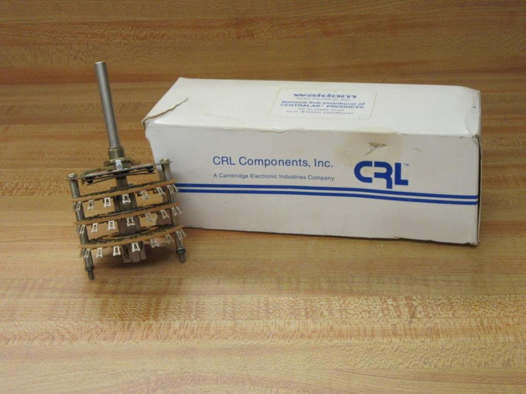 CRL PA-3006 Rotary Switch PA3006 - Heavy Duty Electrical Rotary Selector for Industrial Equipment & Audio Systems | Perfect for Control Panels, Machinery & DIY Projects