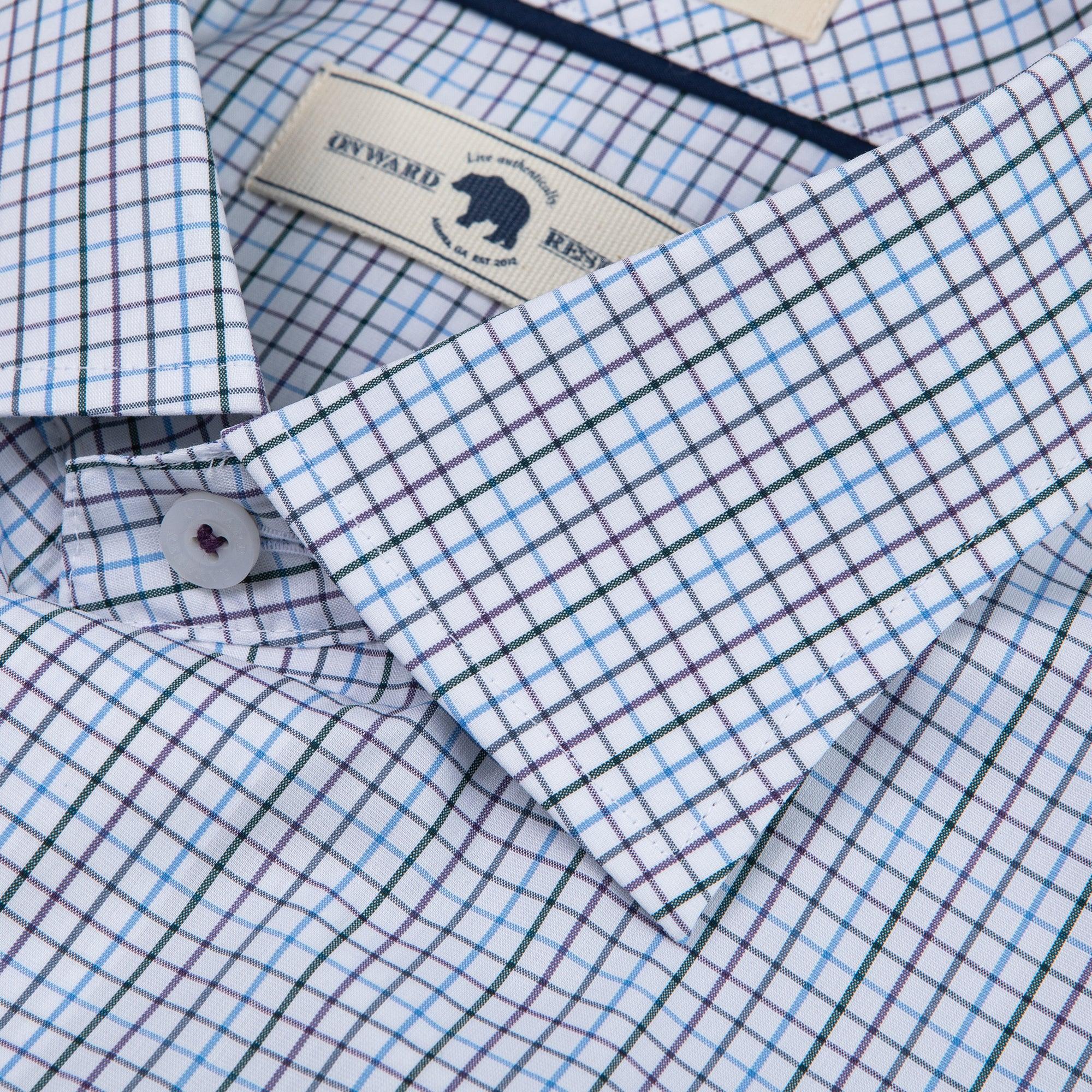 Empire Tailored Fit Spread Collar Dress Shirt for Men - Premium Business & Formal Occasions