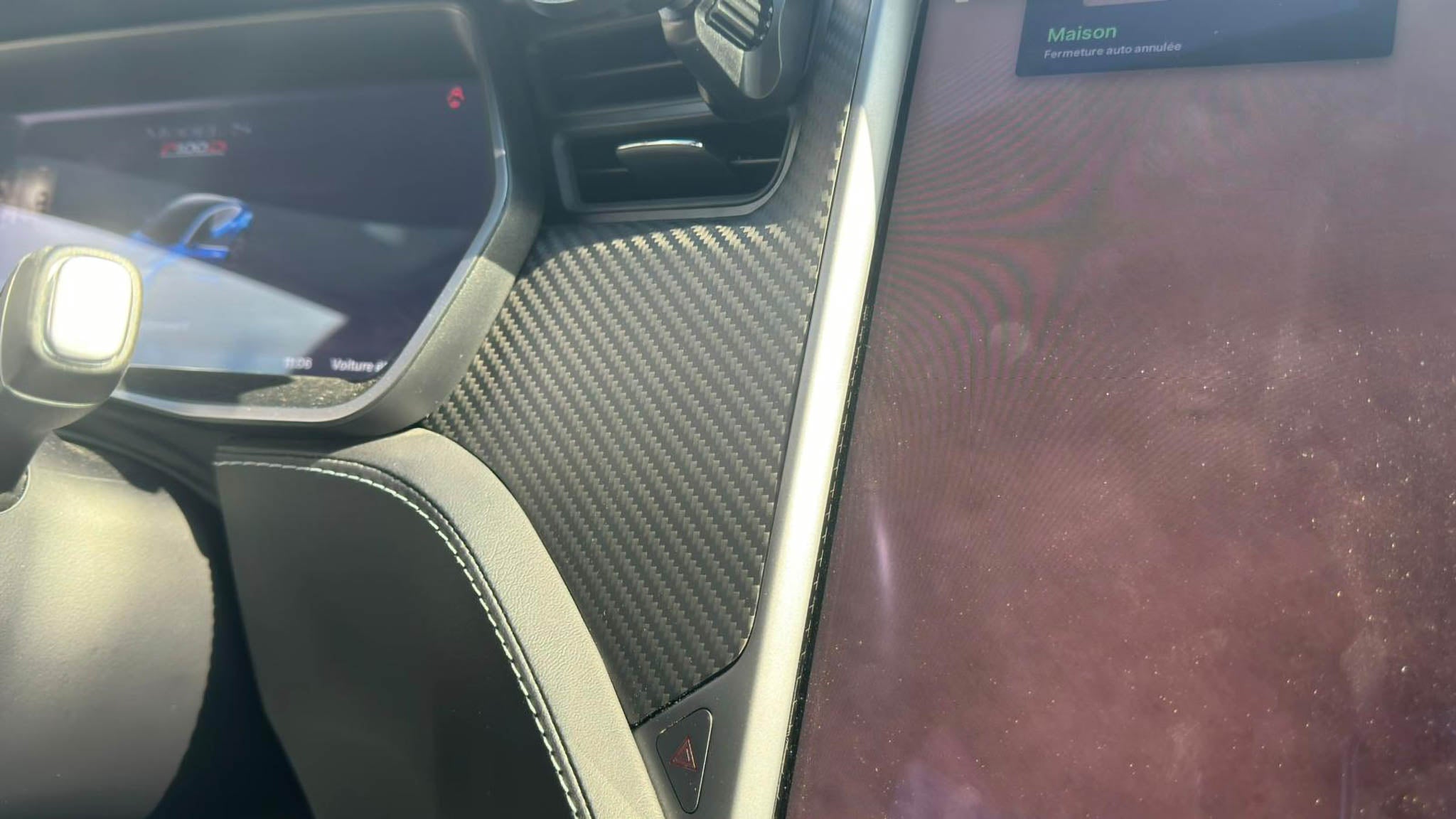 Premium Real Carbon Fiber Dashboard Cover for Tesla Model S/X (2012-2020) | Pre-Refresh Interior Upgrade | Lightweight & Durable Car Accessory for Enhanced Luxury & Style | Perfect for Daily Commute & Road Trips