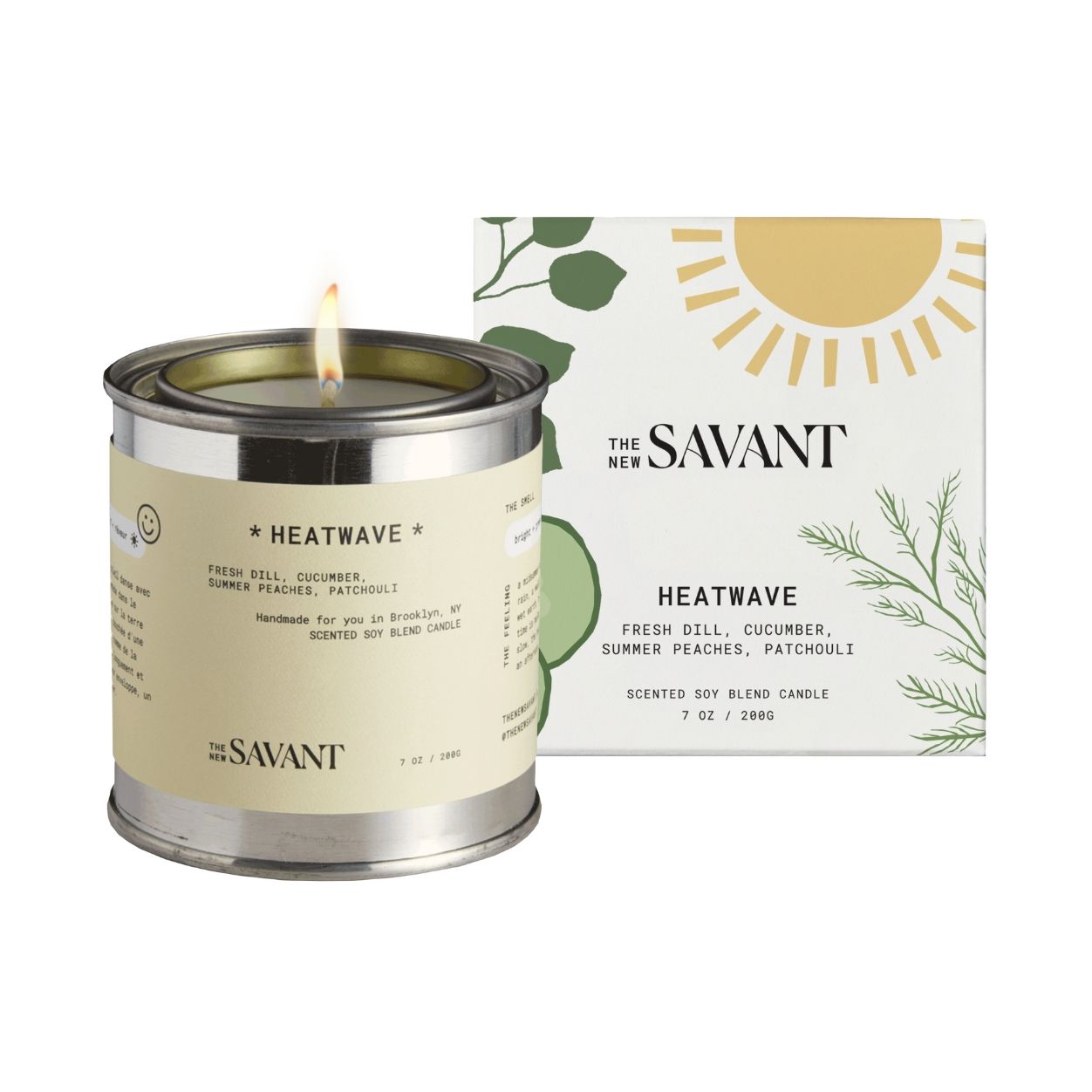 Savant Heatwave Scented Candle - Long-Lasting Aromatherapy Soy Wax Candle for Home, Relaxation & Romantic Ambiance - Perfect for Bedroom, Bath & Meditation Spaces