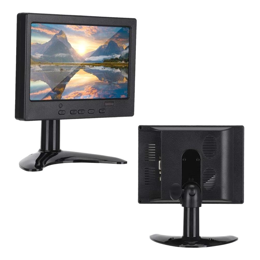 6.2-inch VGA/AV Input Portable PC Monitor - UK Compliant for Gaming, Office Work & Home Entertainment
