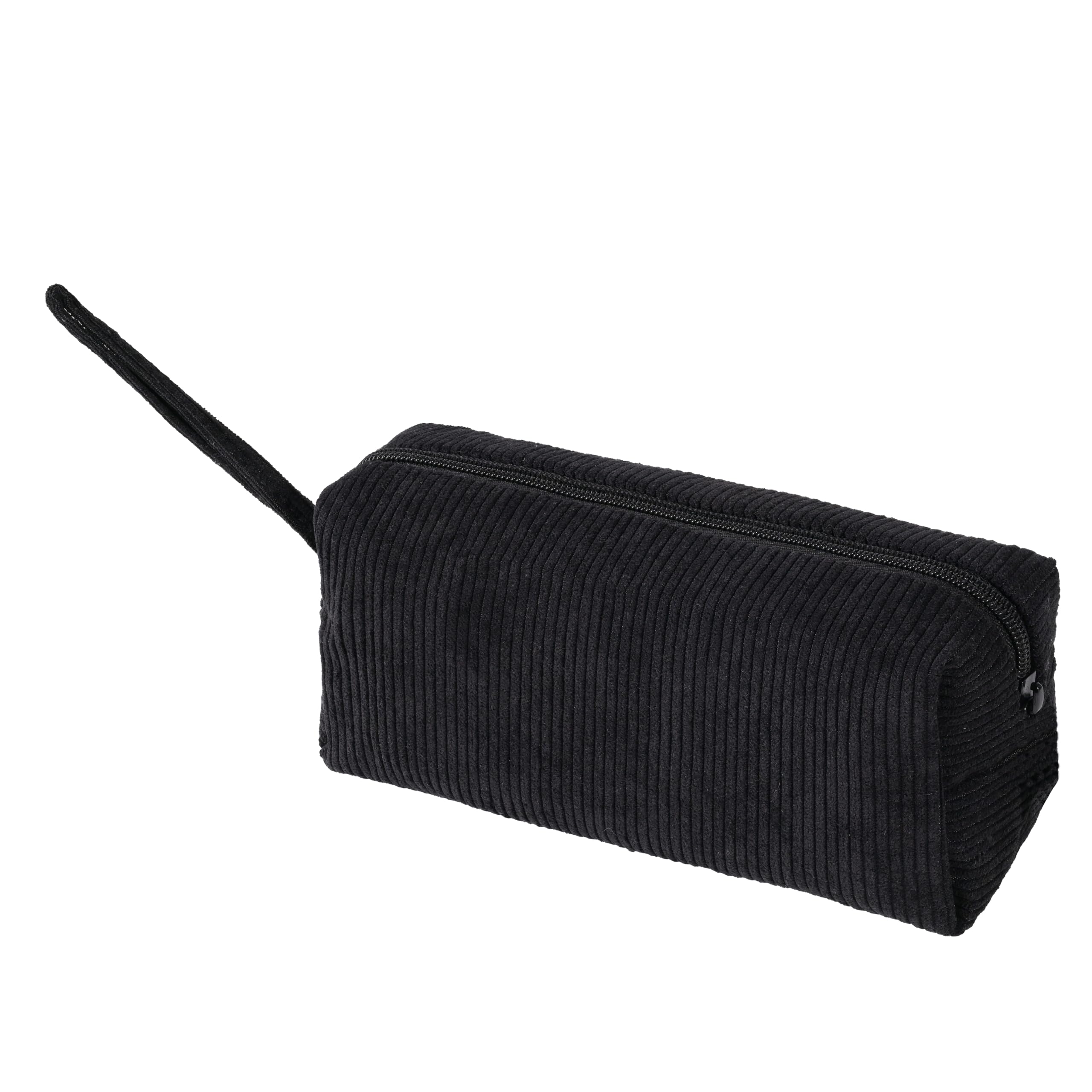 Small Corduroy Makeup Bag for Women | Portable Cosmetic Organizer | Travel Toiletry Pouch with Zipper | Perfect for Purse, Gym & Vacation Essentials
