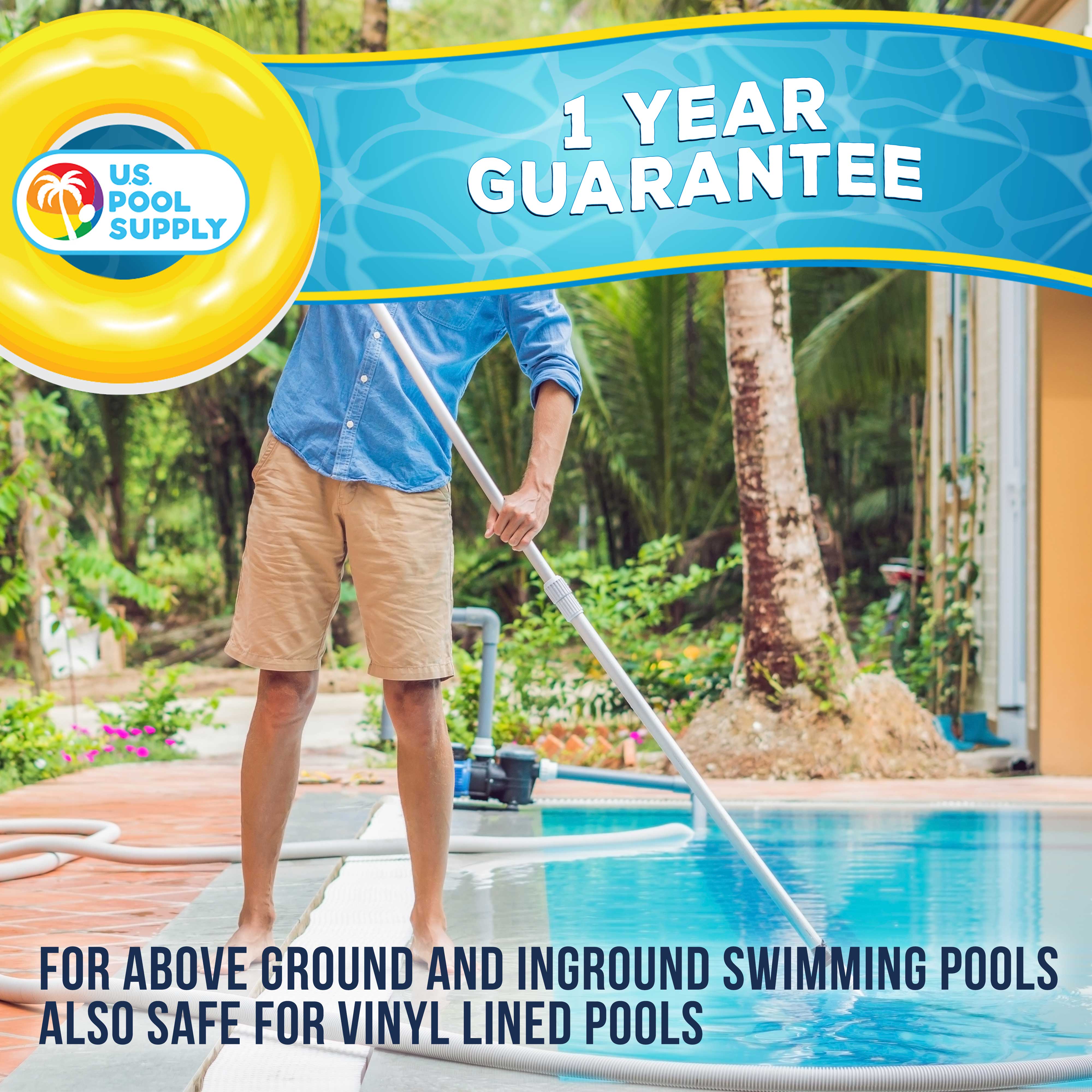 Deluxe Weighted Triangular Pool Vacuum Head with Side Brushes & Swivel Connection | Compatible with Above Ground & Inground Pools | Easy Clip Handle for Effortless Cleaning | Perfect for Residential & Commercial Pool Maintenance