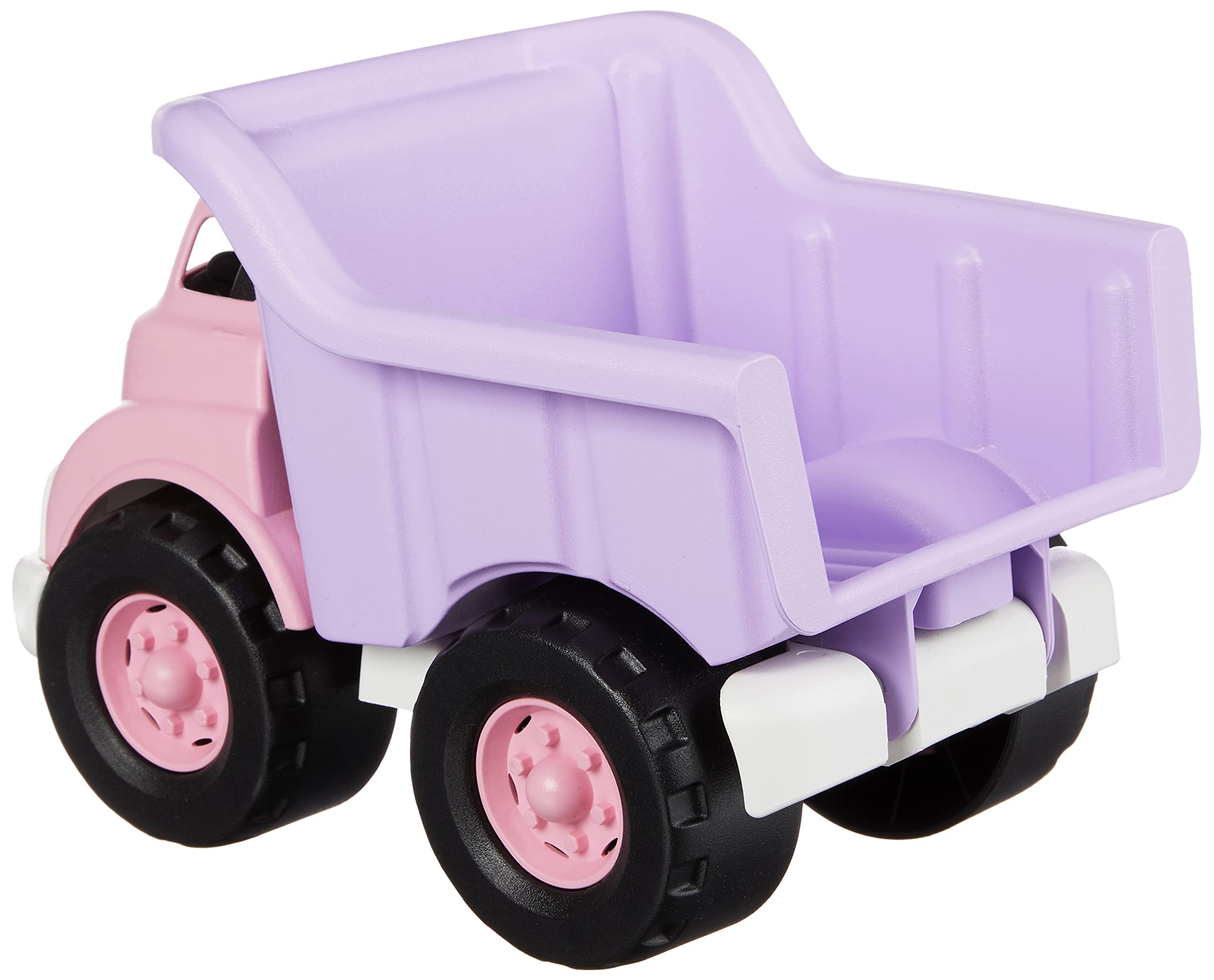 Green Toys Dump Truck Pink - Eco-Friendly Plastic Construction Toy for Kids | Fun Sandbox, Beach & Outdoor Play Vehicle for Toddlers & Preschoolers