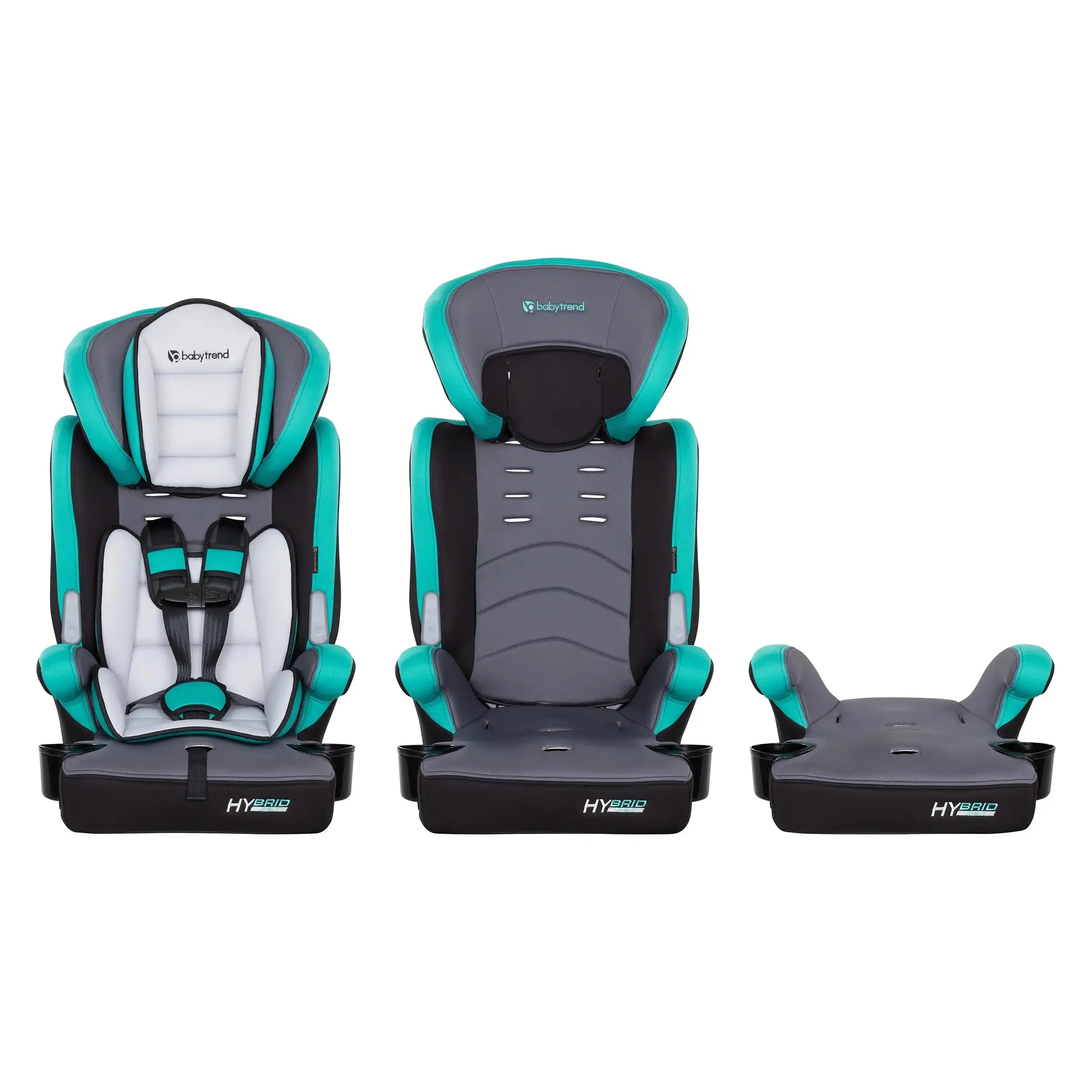 Hybrid™ 3-in-1 Convertible Car Seat - Safe & Comfortable Booster for Toddlers to Big Kids - Perfect for Travel, School & Family Road Trips