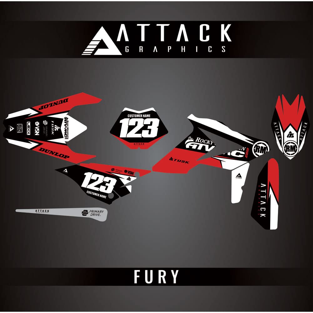 Custom Fury Complete Bike Graphics Kit for Beta 125 RR-S 2018 - High-Quality Dirt Bike Decals & Stickers for Off-Road Racing & Motocross - Perfect for Trail Riding, MX Tracks & Bike Customization