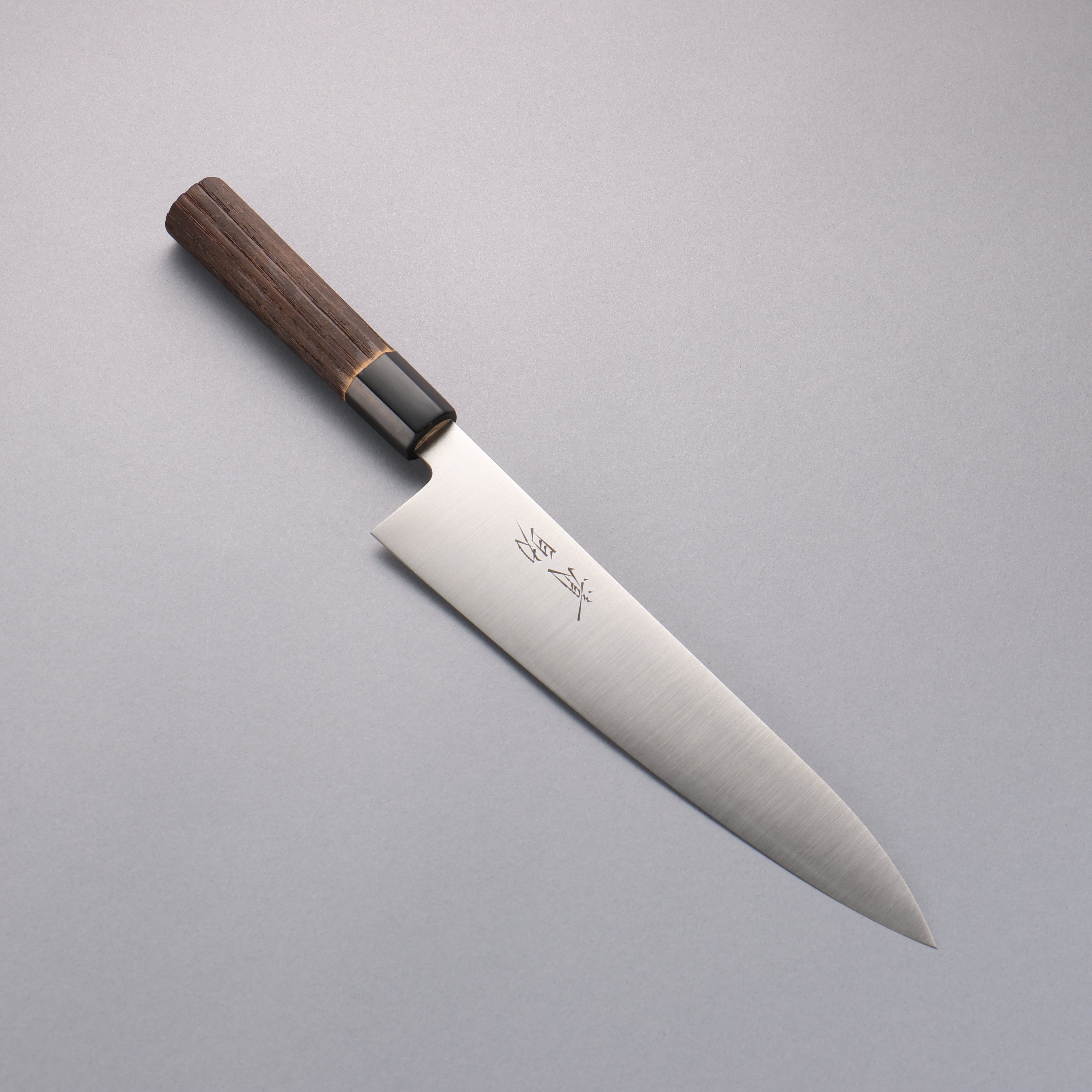 Premium Seisuke Swedish Steel Gyuto Chef Knife 240mm - Handcrafted with Burned Chestnut Handle - Perfect for Professional Chefs & Home Cooking