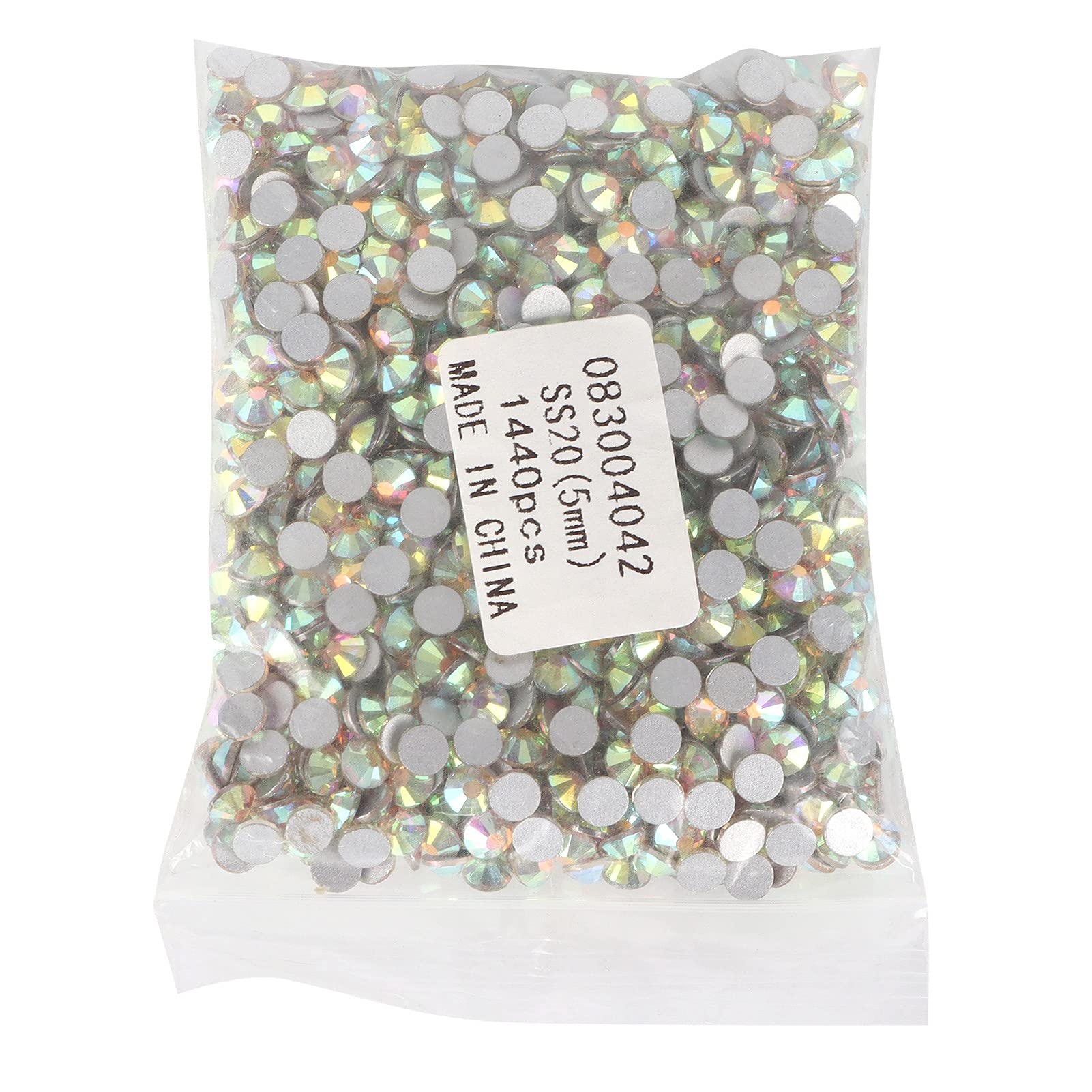 1440pcs DIY Nail Rhinestones Kit - Multi-Faceted Flat Back Hotfix AB Crystal Gems for Nail Art, DIY Crafts & Jewelry Making | Perfect Gift for Beauty Enthusiasts & Craft Lovers